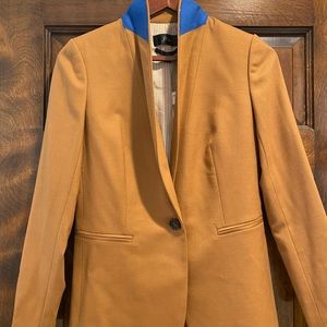 COPY - NWT J. Crew Parke Blazer in Wool Flannel Heather Caramel color